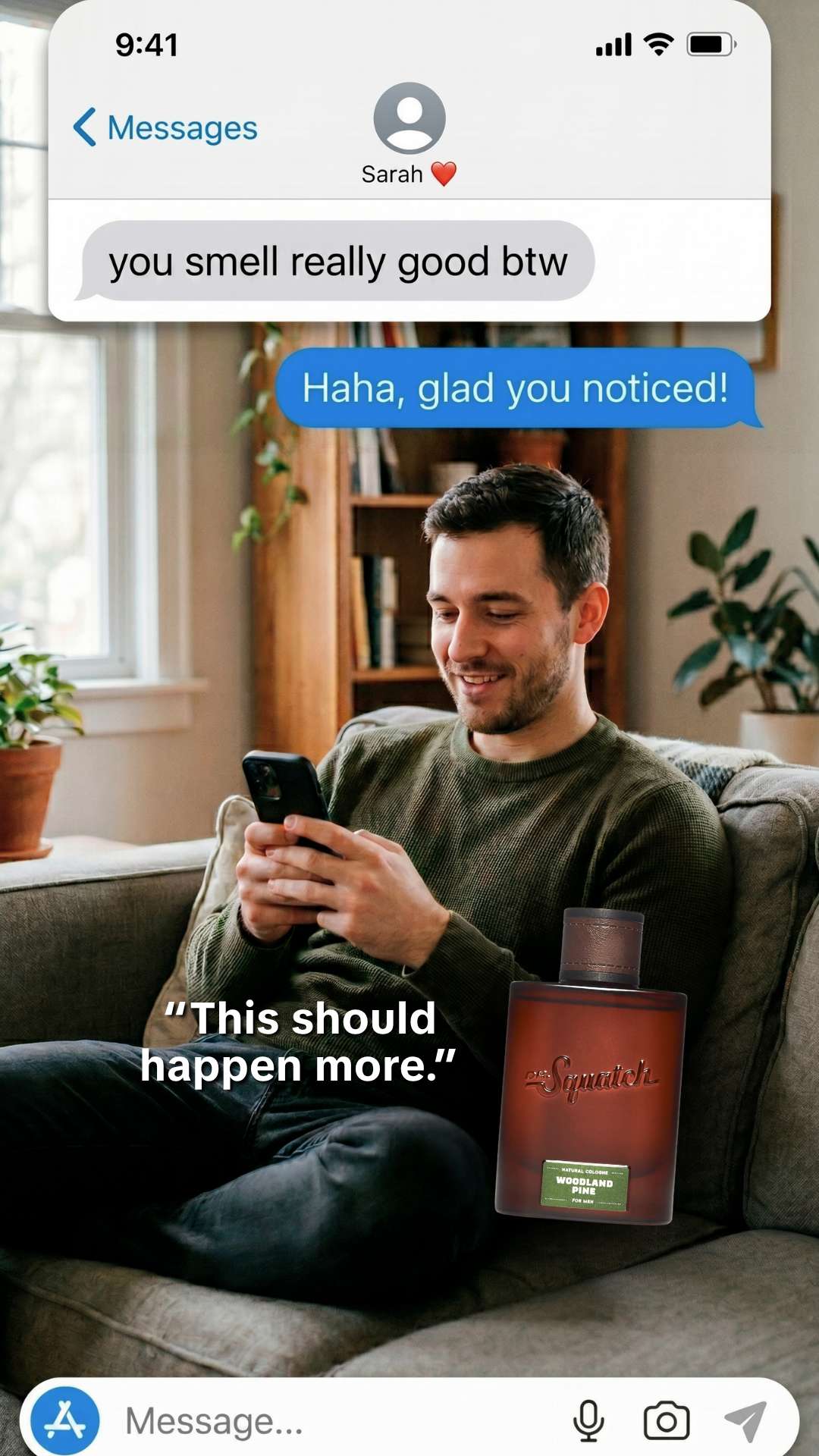 Dr. Squatch Facebook ad