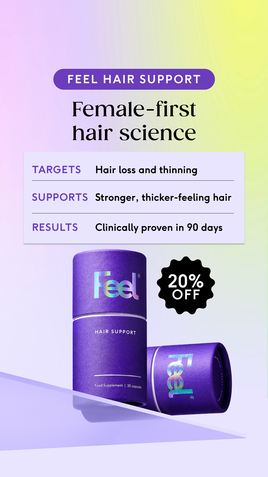 Feel Facebook ad
