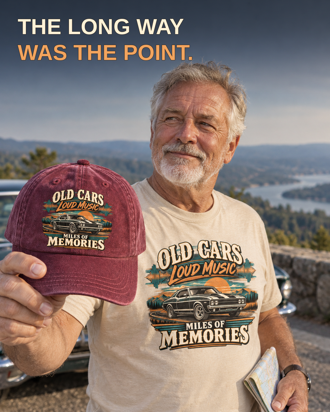 Oldmanism Facebook ad: The Extra Miles Were The Point