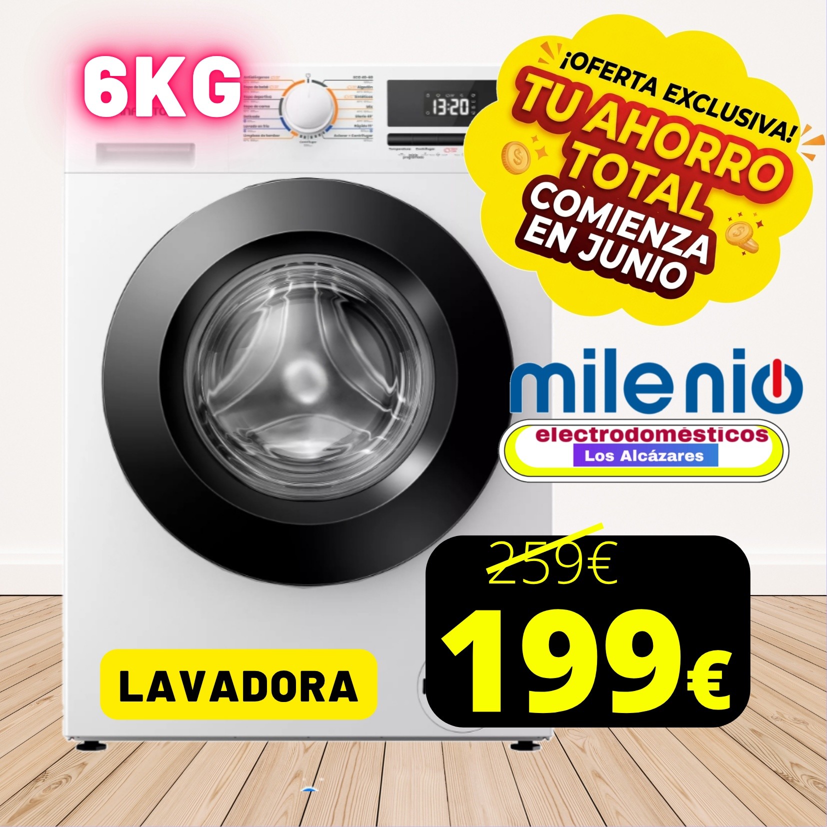 Milenio Electrodomesticos Facebook ad: PROMO EXCLUSIVA DE JUNIO