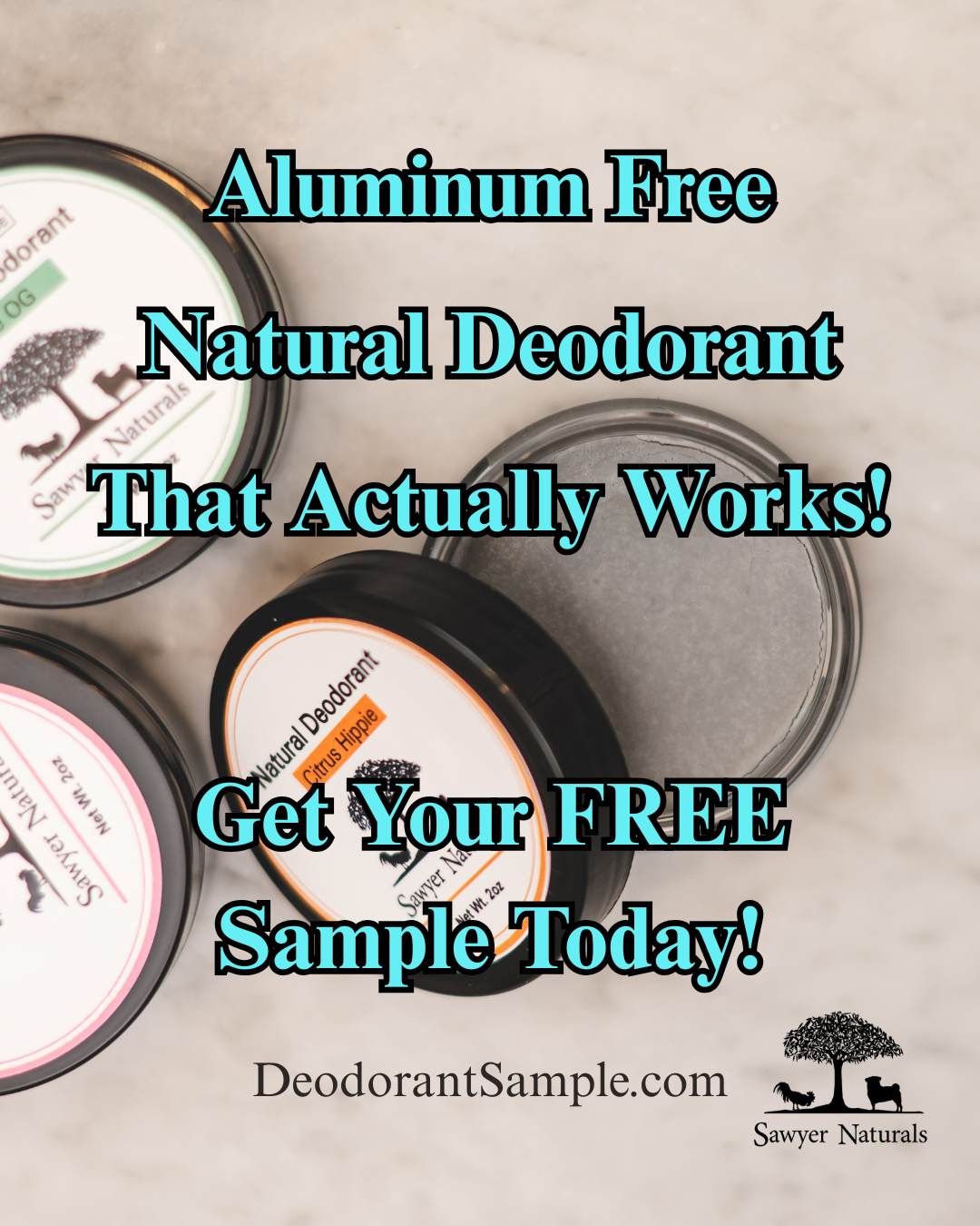 Sawyer Naturals Facebook ad