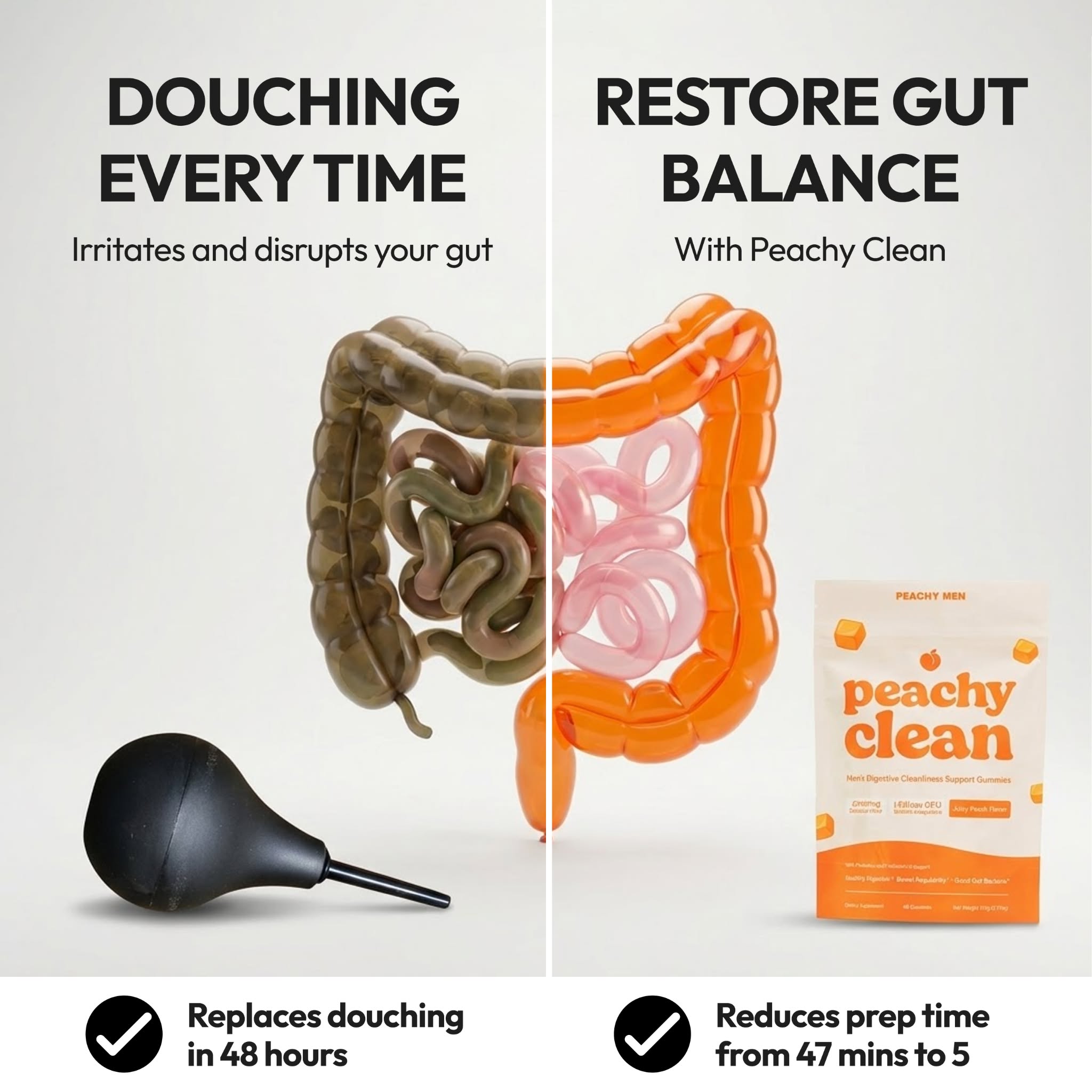 Peachy Men Facebook ad