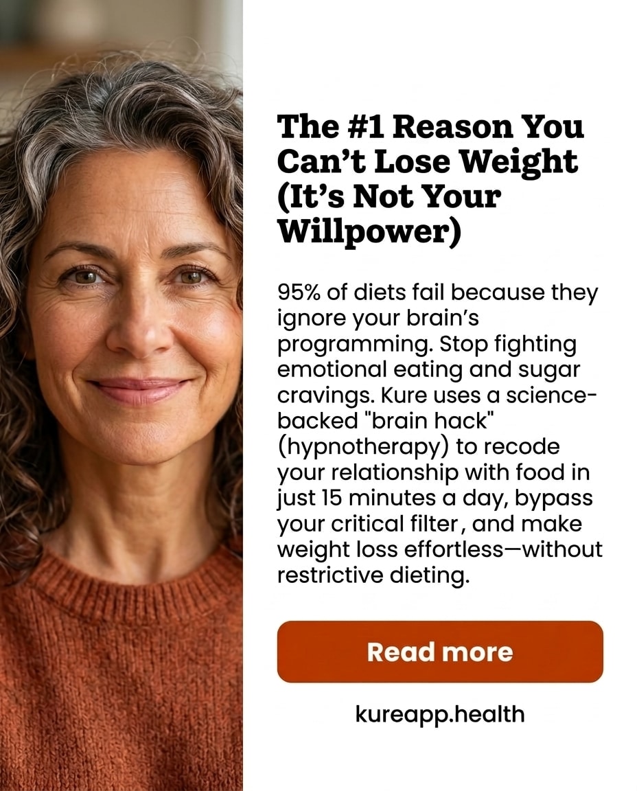 Kure for Hypnotherapy Facebook ad