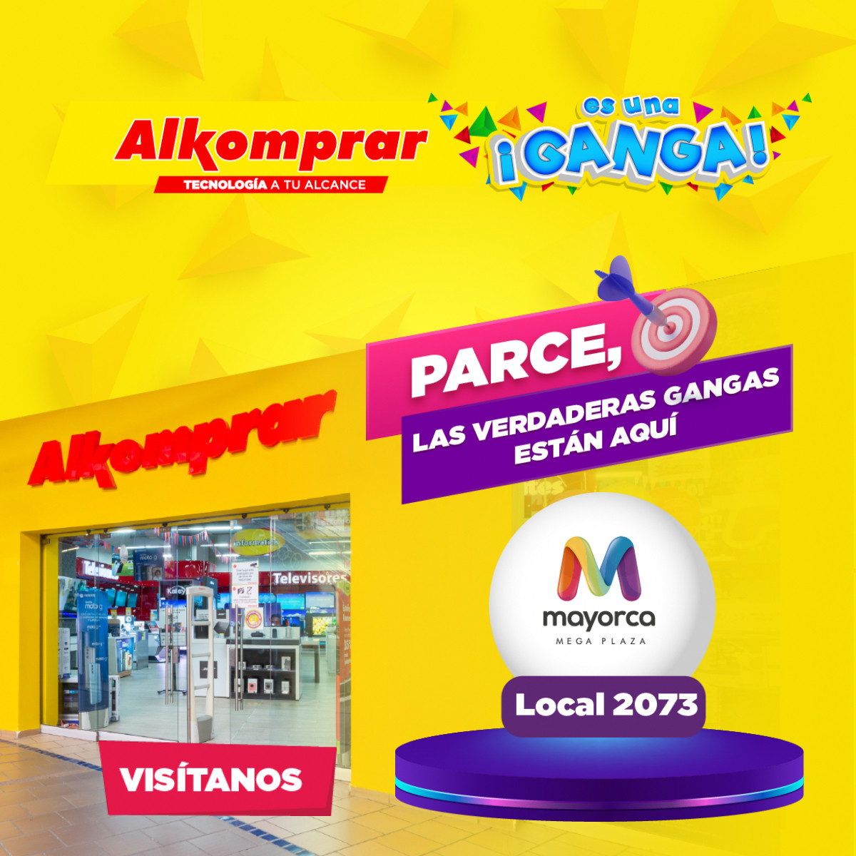 Alkomprar Facebook ad: ¡Visítanos en Mayorca!