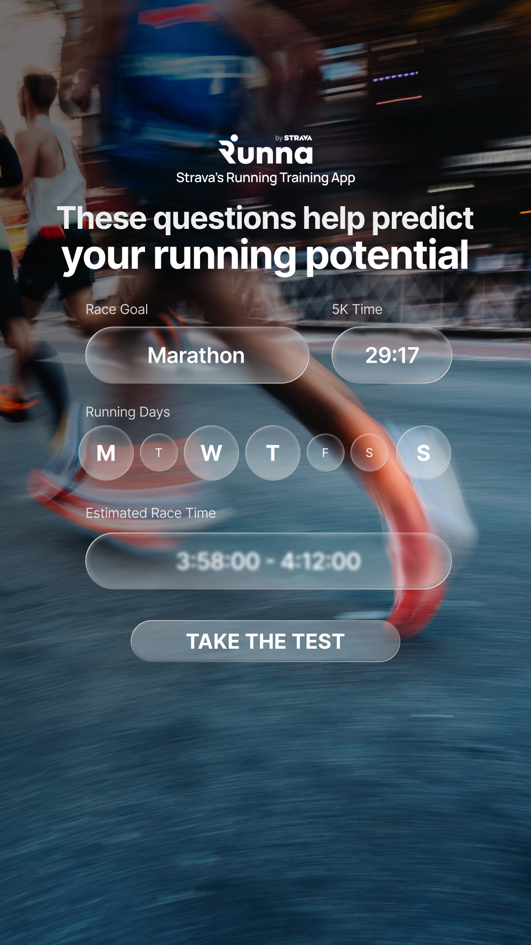 runna Facebook ad