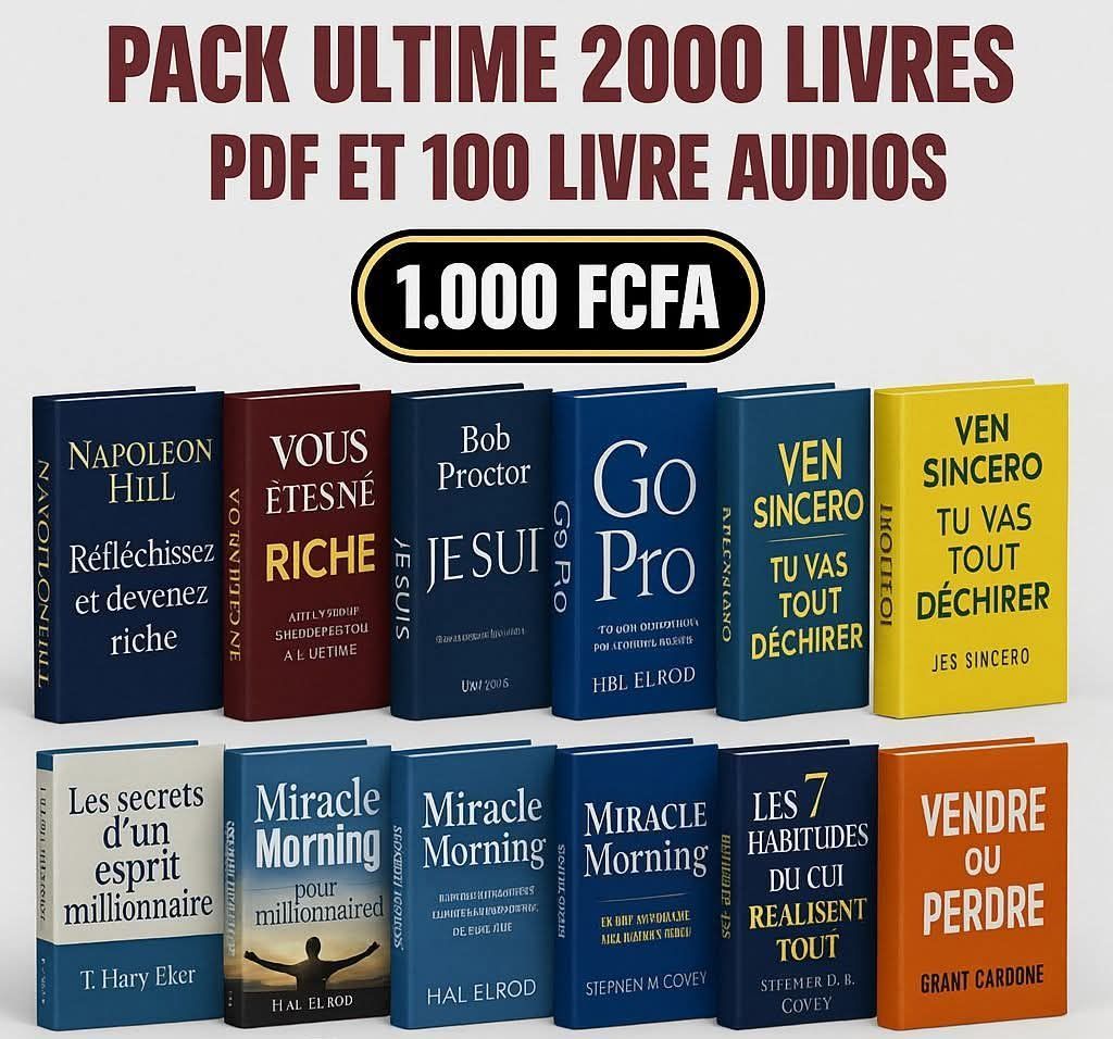 Digital Communication Center Facebook ad: GIGA PROMO 2000 EBOOKS & 100 LIVRES AUDIO…