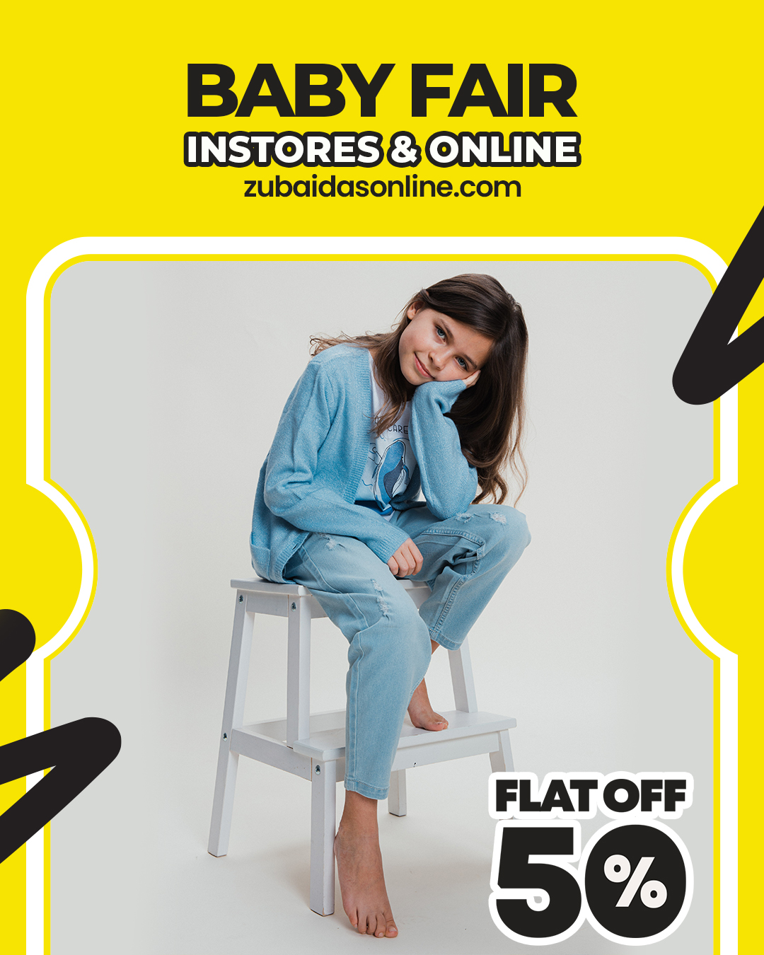 Zubaidas Online Facebook ad: Discover the finest clothing for your kids at…