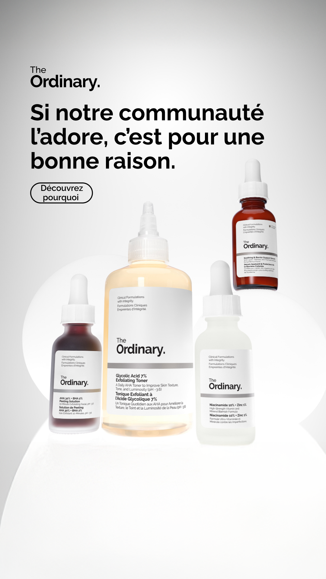 The Ordinary Facebook ad