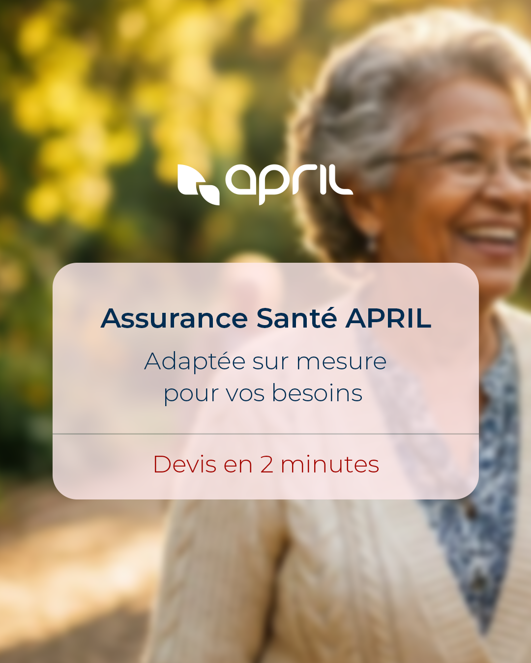 APRIL Facebook ad: La santé n’a jamais été aussi simple