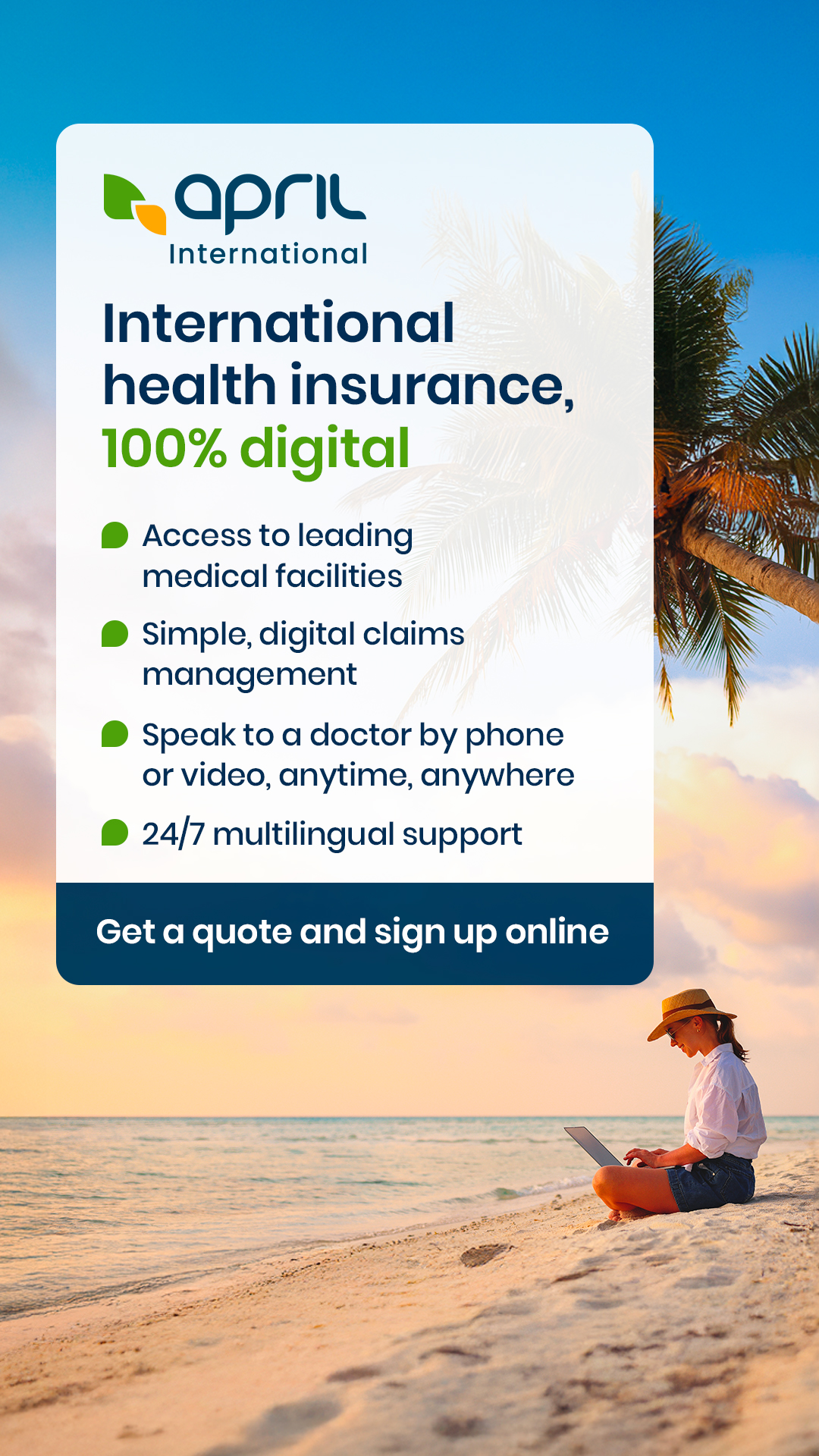 APRIL International Facebook ad