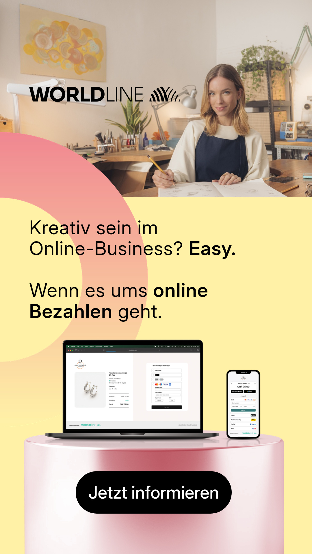 Worldline Switzerland Facebook ad