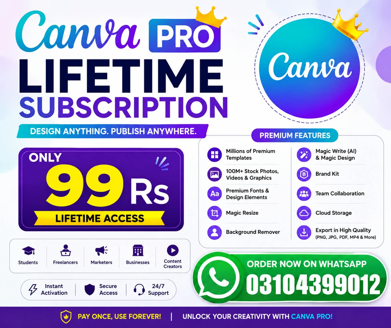 Fahad-Marketing Services Facebook ad