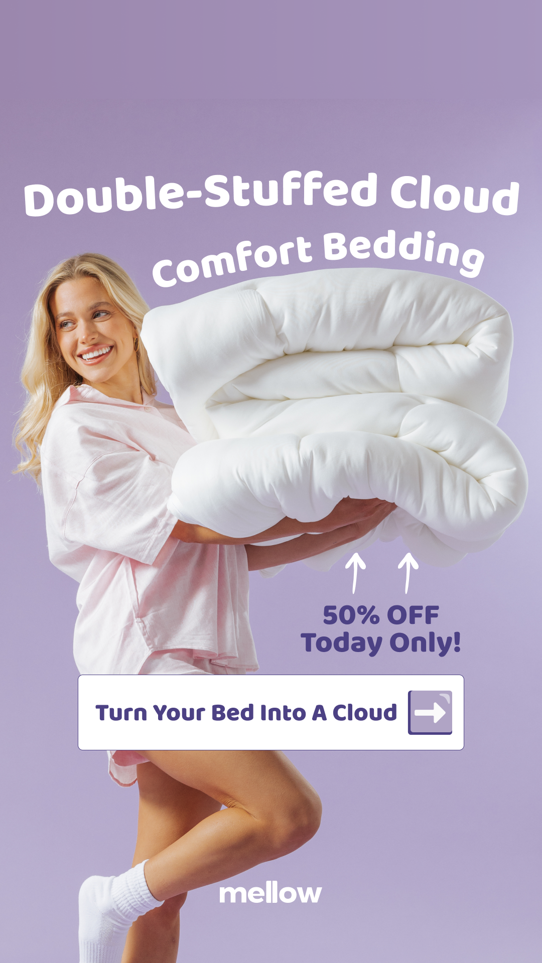 MarshMellow Comforter Facebook ad from Mar 23, 2026