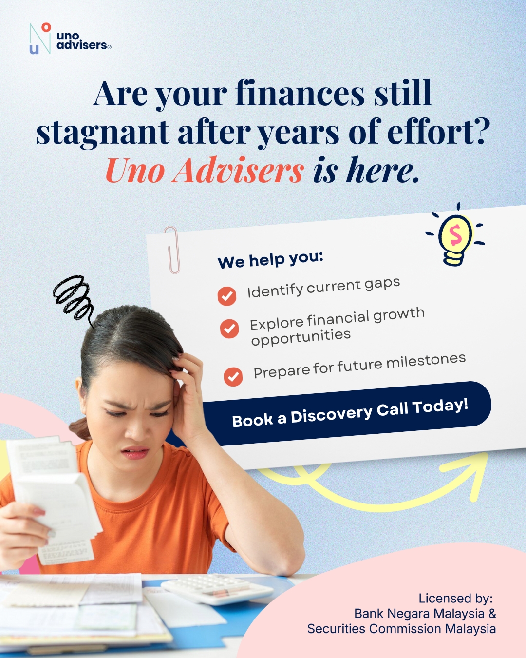 Uno Advisers Facebook ad