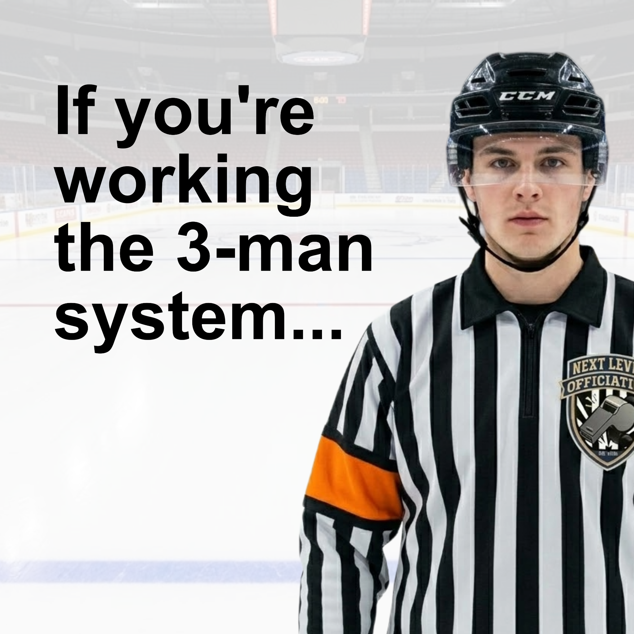 Next Level Officiating Facebook ad: For Hockey Referees
