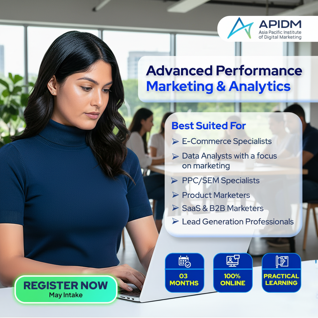 Asia Pacific Institute of Digital Marketing - APIDM Facebook ad