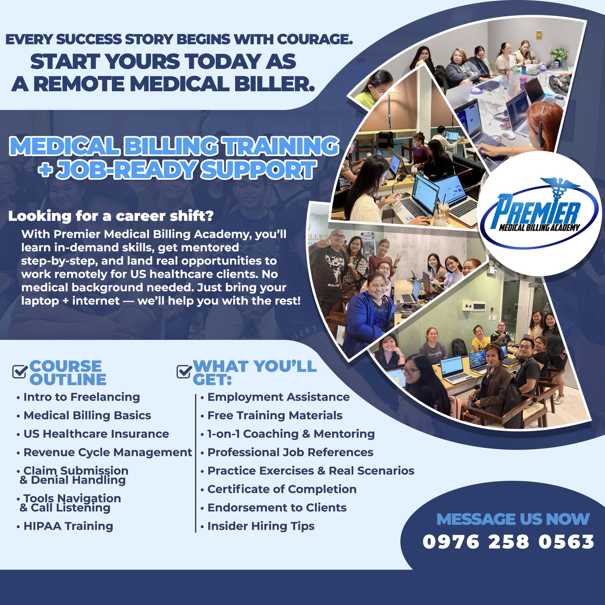 Premier Medical Billing Academy Facebook ad