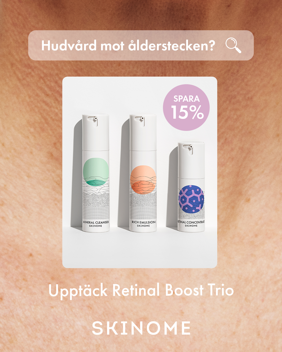 Skinome Facebook ad