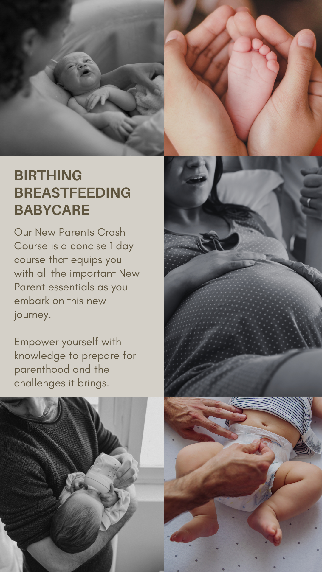 My First Love SG Facebook ad: Your Parenting Journey Starts Here, Join Our Crash Course…