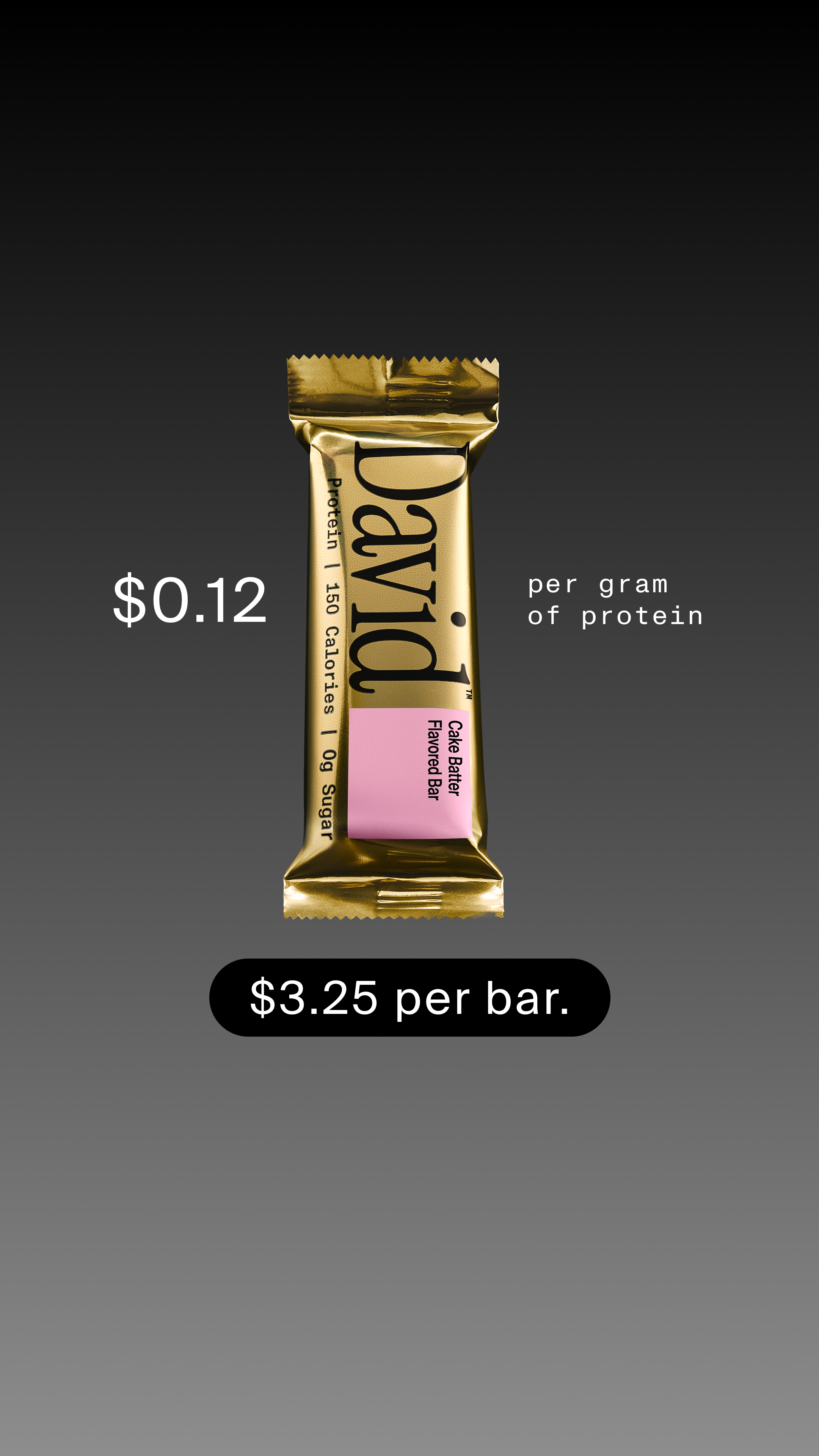 David Protein Facebook ad