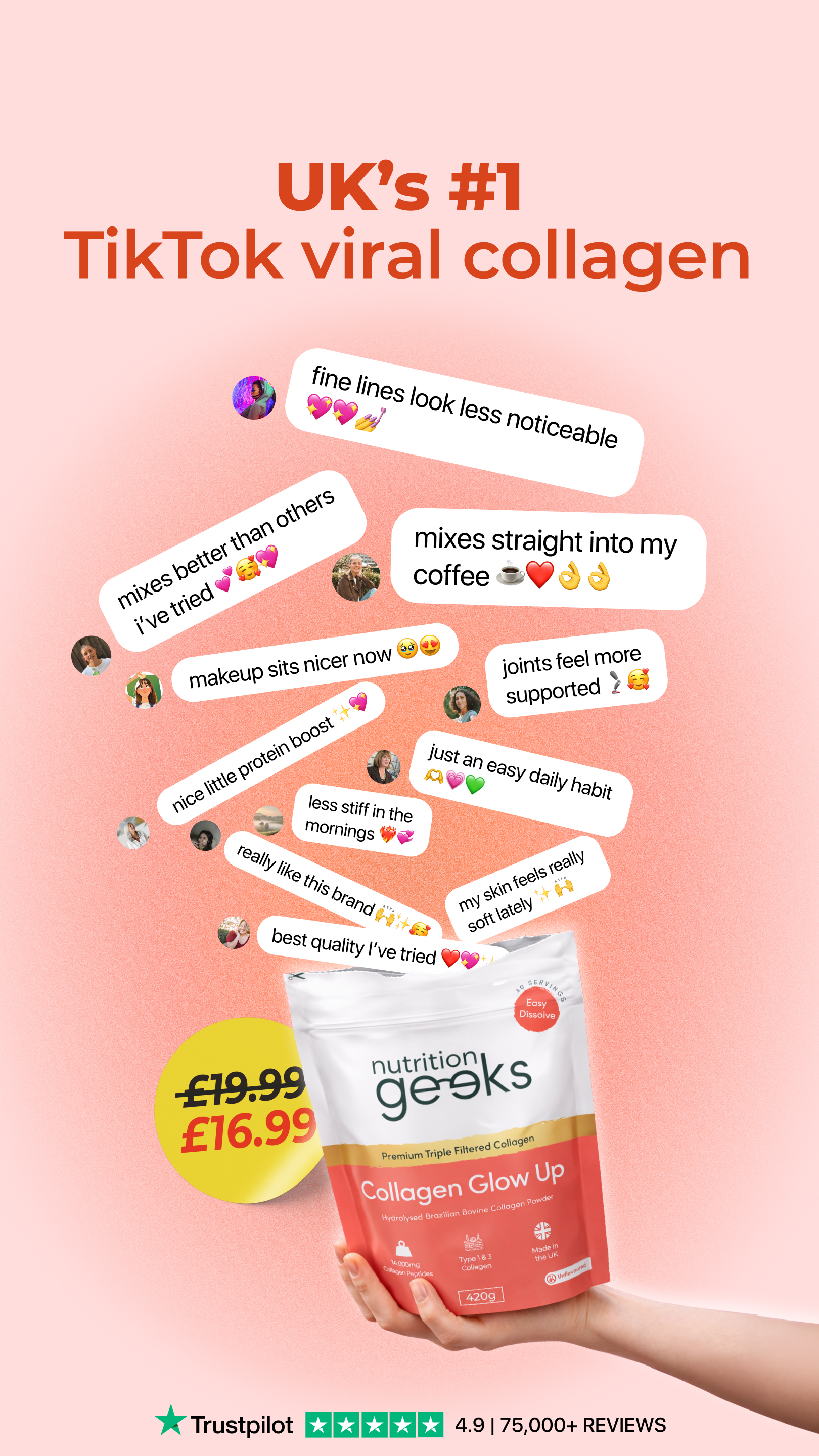 Nutrition Geeks Facebook ad