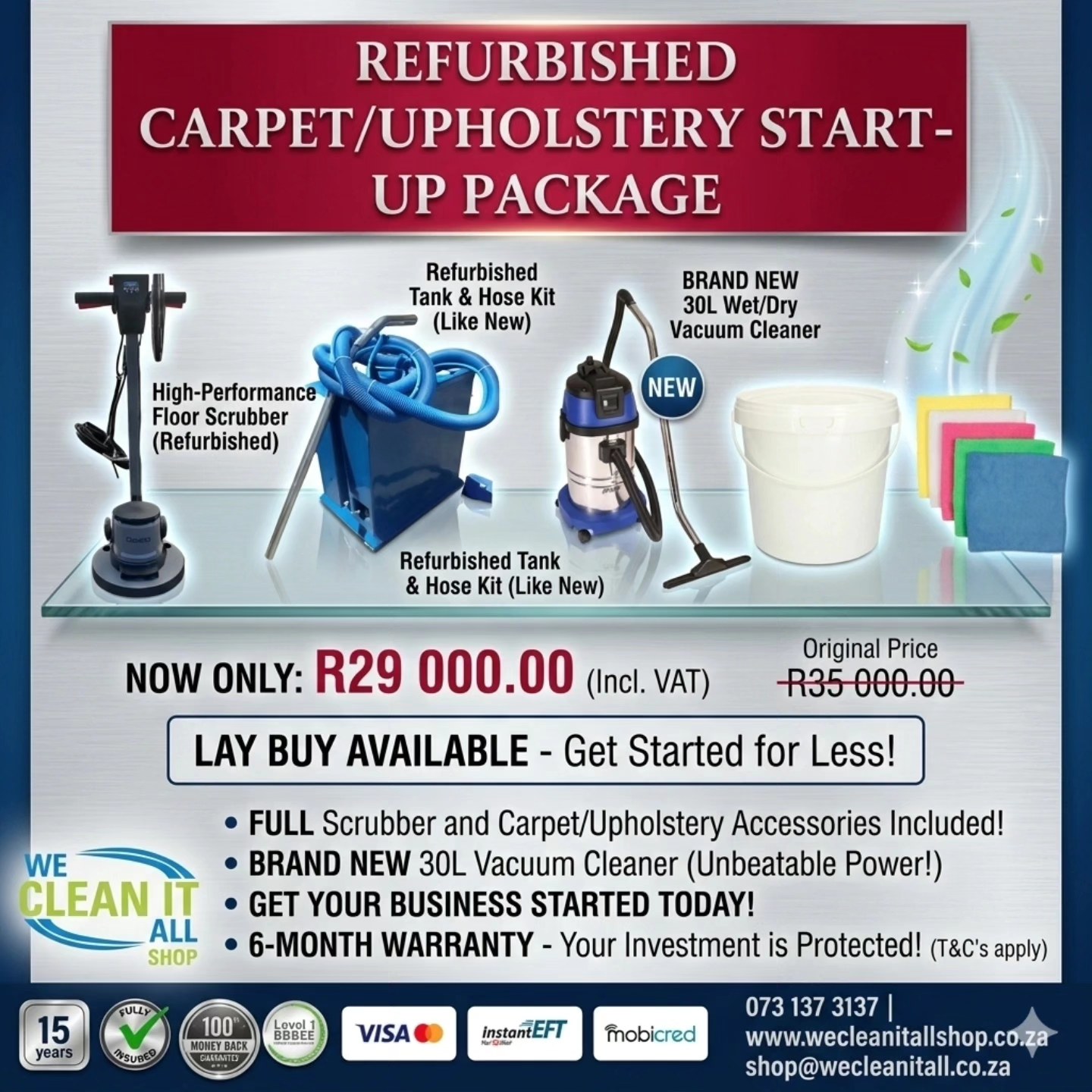 We Clean It All Cleaning Equipment Shop Facebook ad