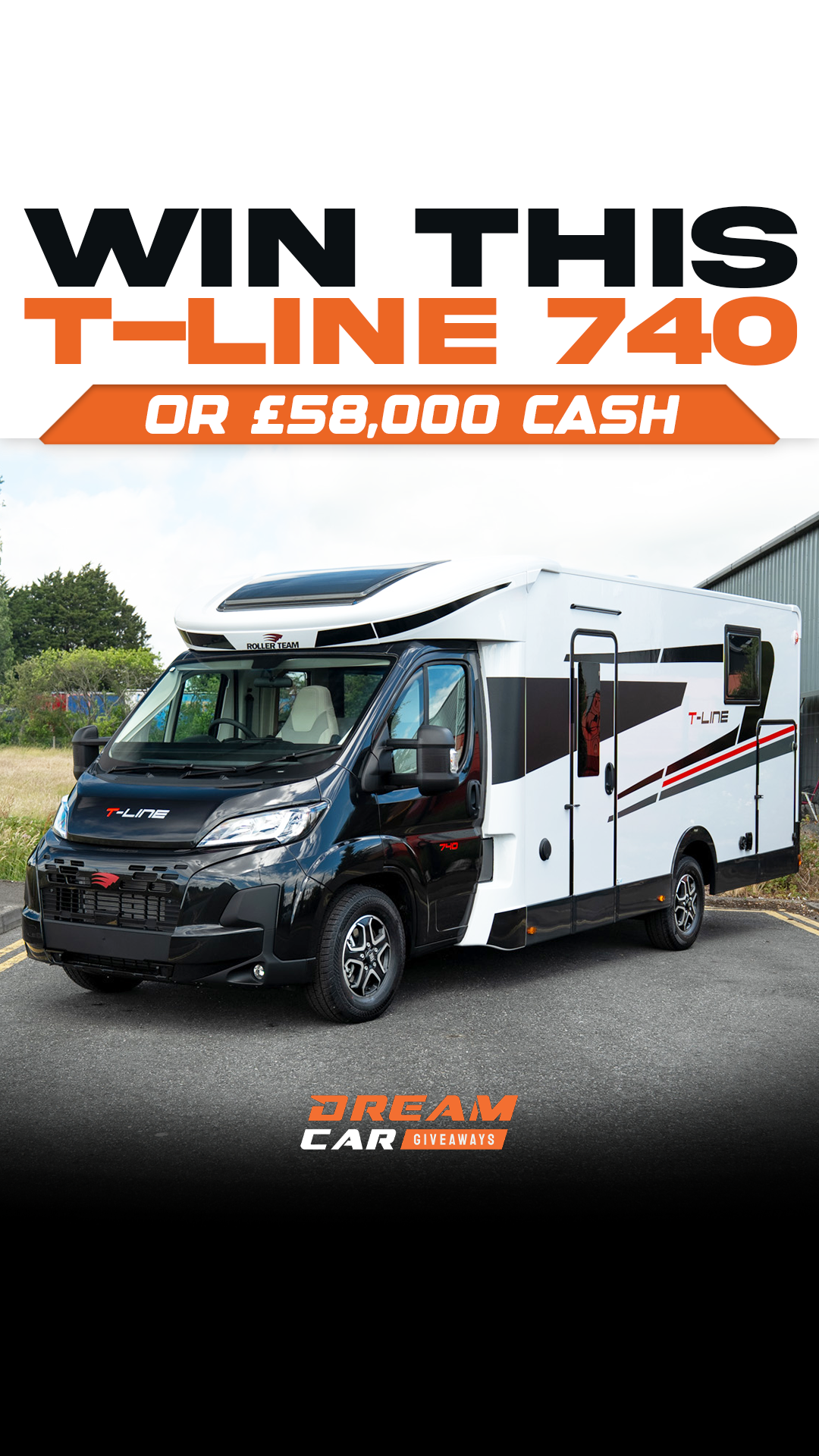 Dream Car Giveaways Facebook ad