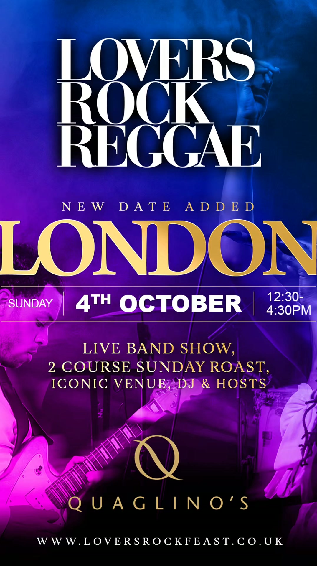 Lovers Rock Reggae Facebook ad from Aug 5, 2026