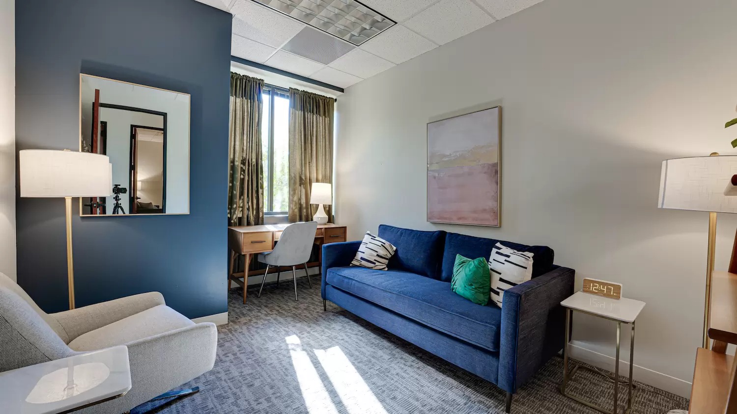 Therapy Space Facebook ad: Private Co-Working Office For Mental Health Professionals.