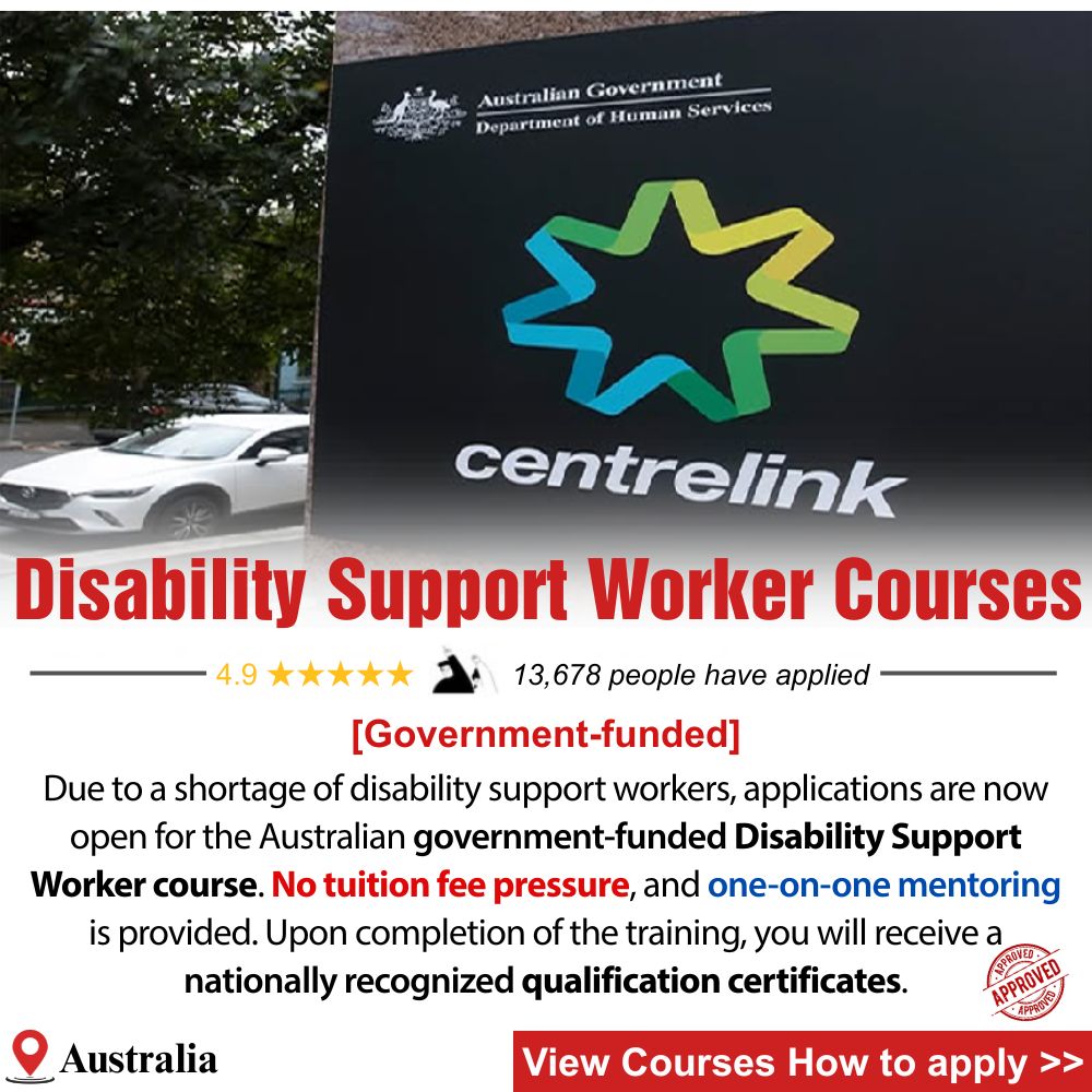 CNMD life service-5 Facebook ad: Disability Support Worker Courses: including…