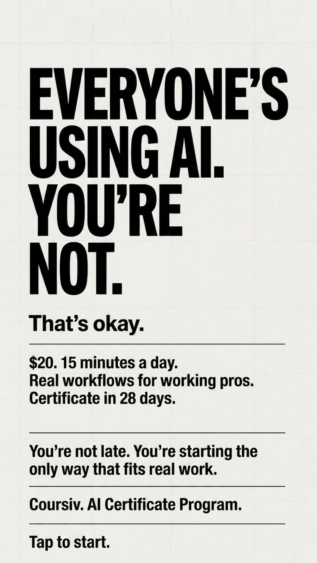 AI Insider Facebook ad
