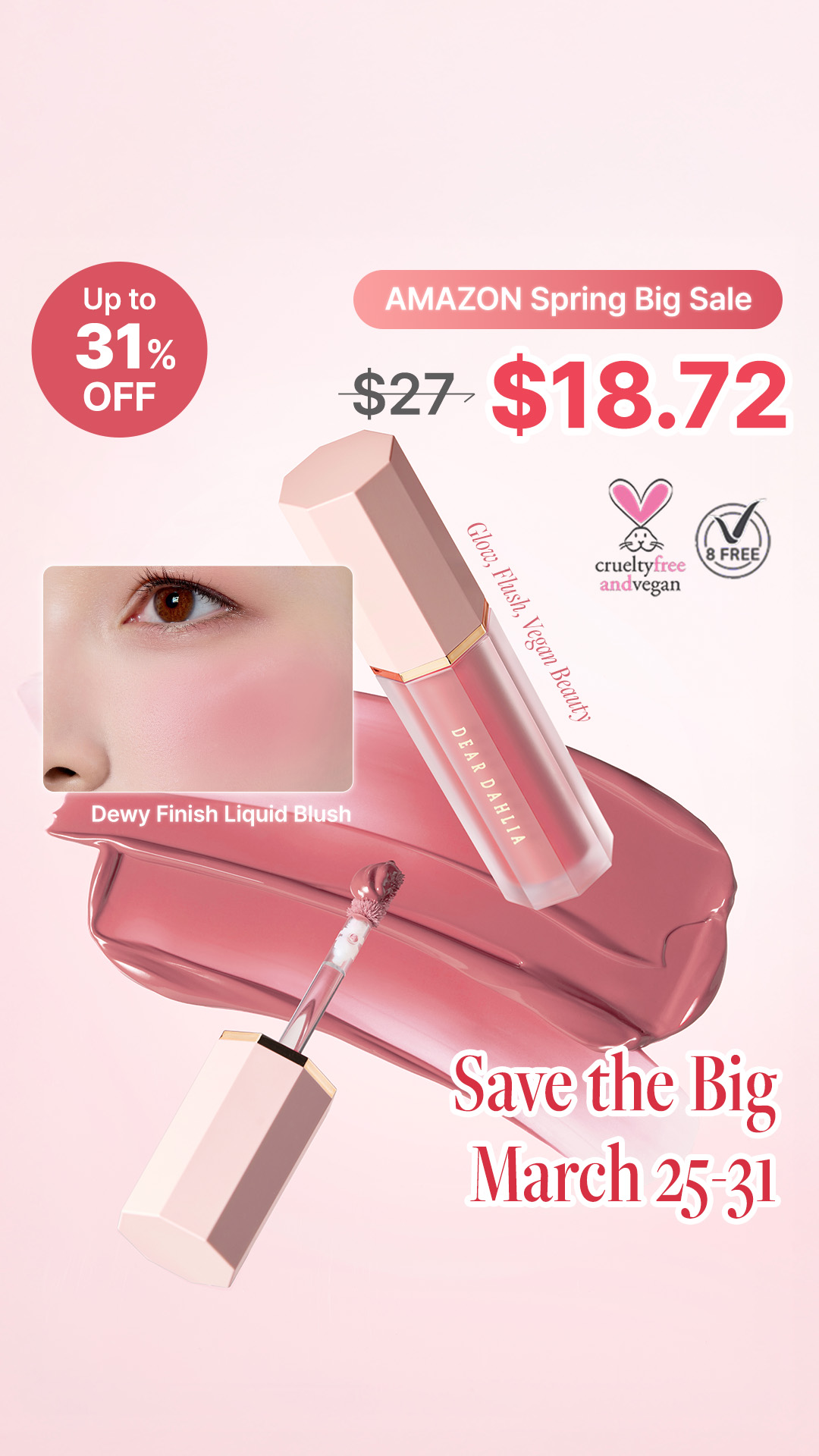 Dear Dahlia - 디어달리아 Facebook ad: [Only on AMAZON] Dear Dahlia Spring Big Sale