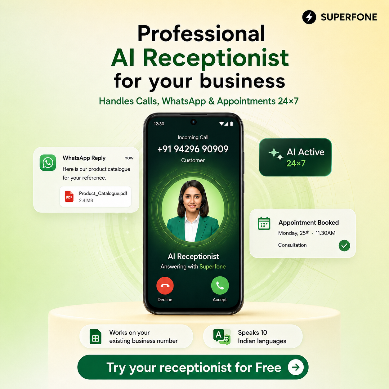 Superfone Facebook ad
