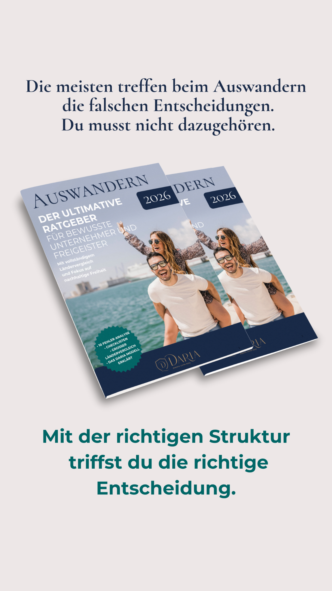 Daria US Group Facebook ad from May 3, 2026