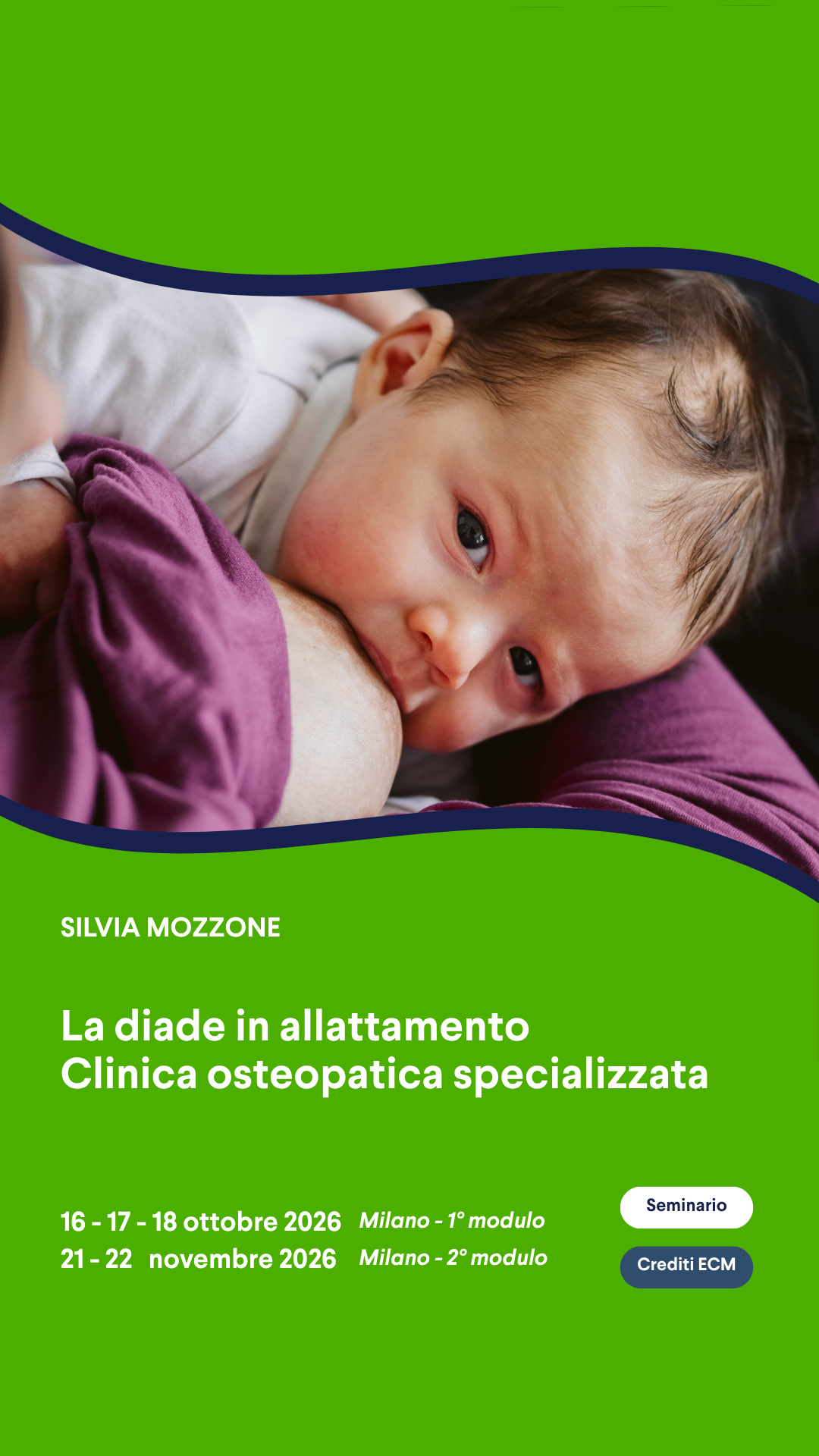 Advanced Osteopathy Institute Facebook ad: IL PRIMO CORSO PER OSTEOPATI SULL'ALLATTAMENTO CONFORME AL…