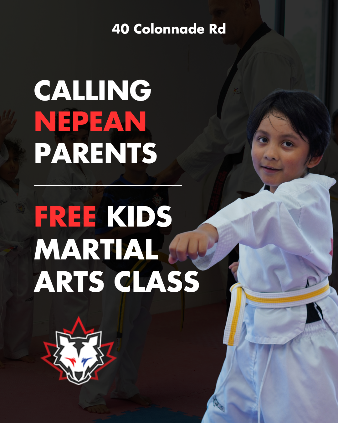 Capital Taekwondo Martial Arts Academy & After School Program Facebook ad