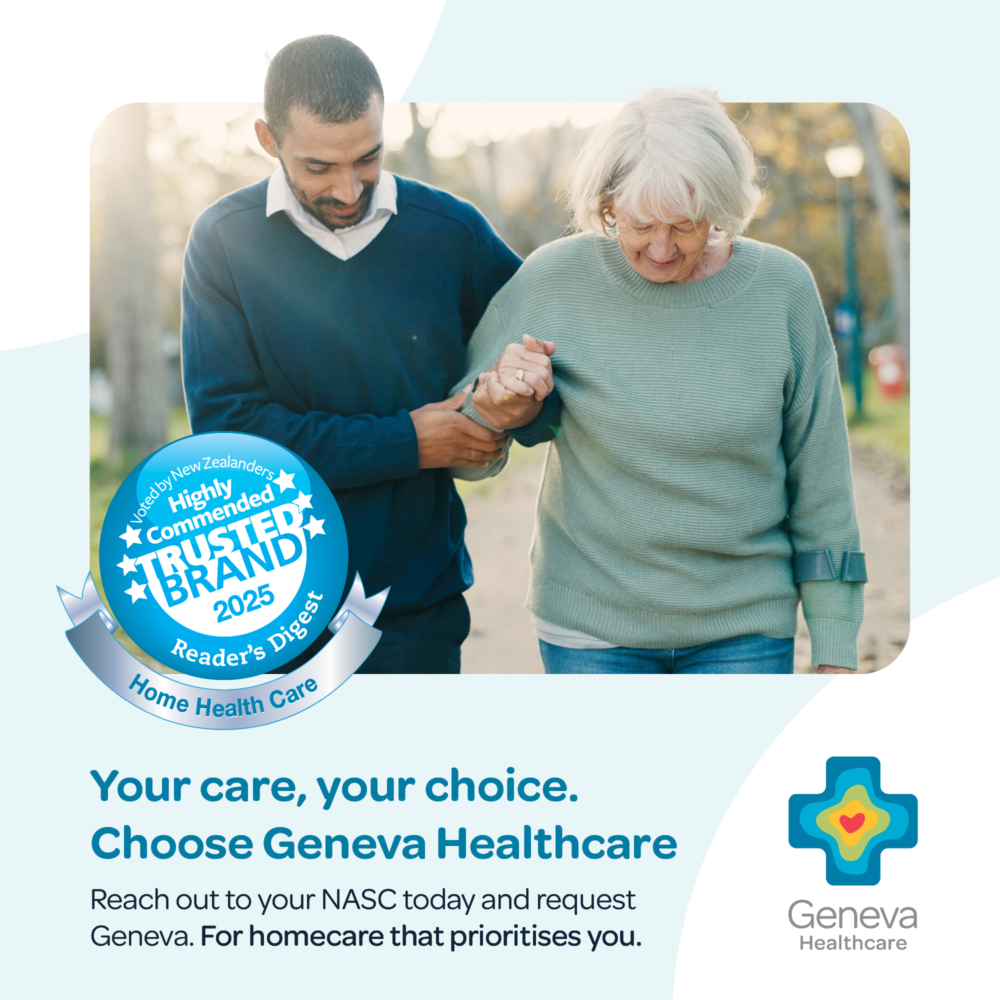 Geneva Healthcare Facebook ad from Jun 5, 2025