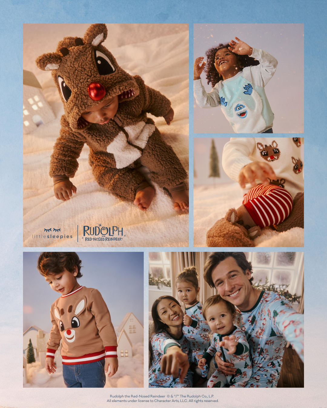 Little Sleepies Facebook ad: Rudolph's Snowy Adventure has arrived
