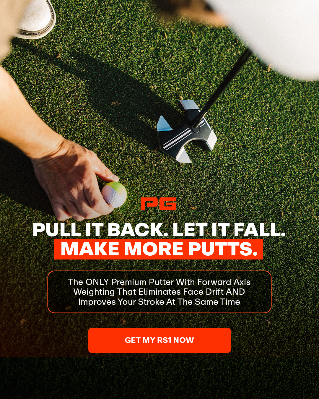 Performance Golf Facebook ad