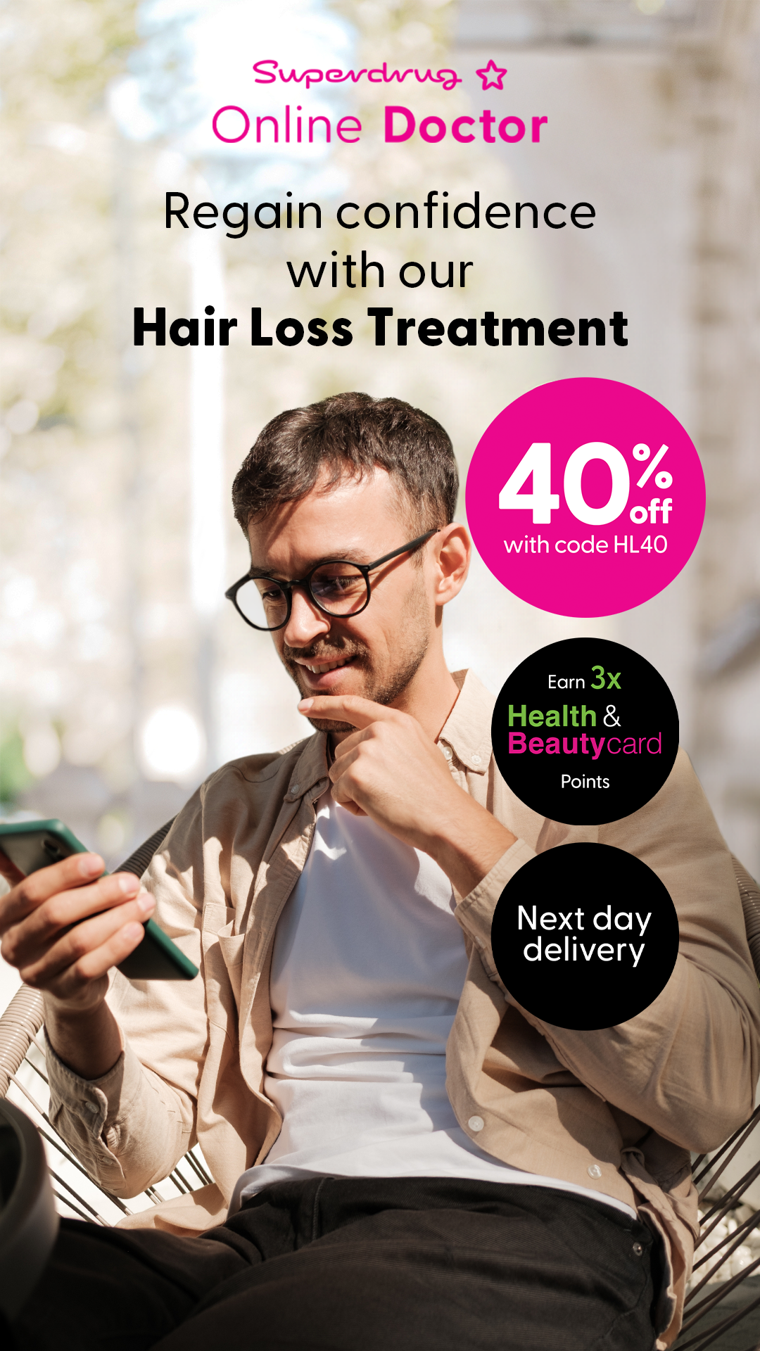Superdrug Facebook ad