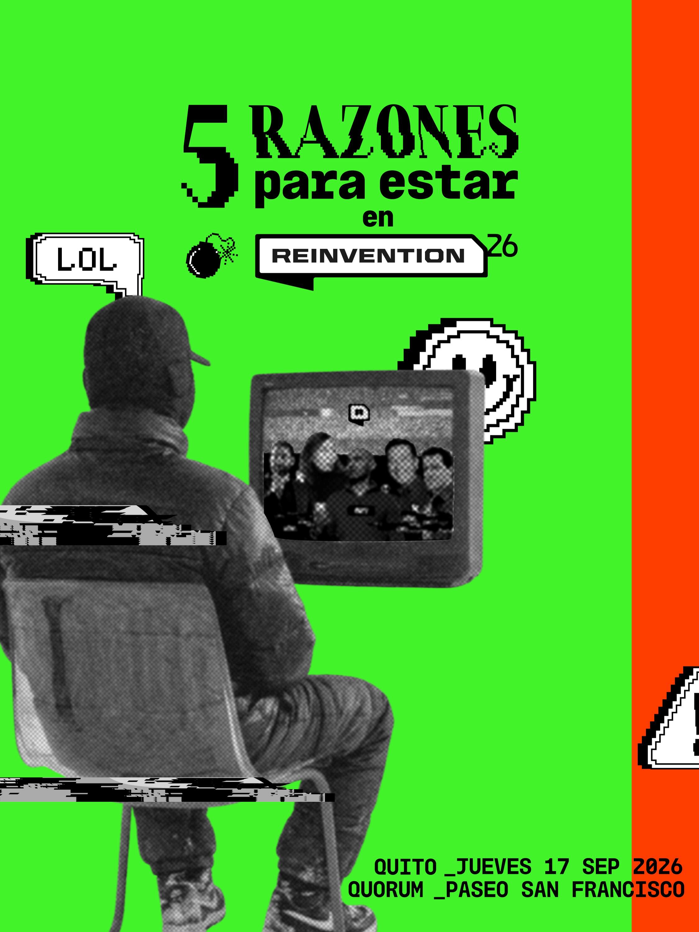REINVENTION Facebook ad: En Reinvention 26 nos enfocamos en una jornada…