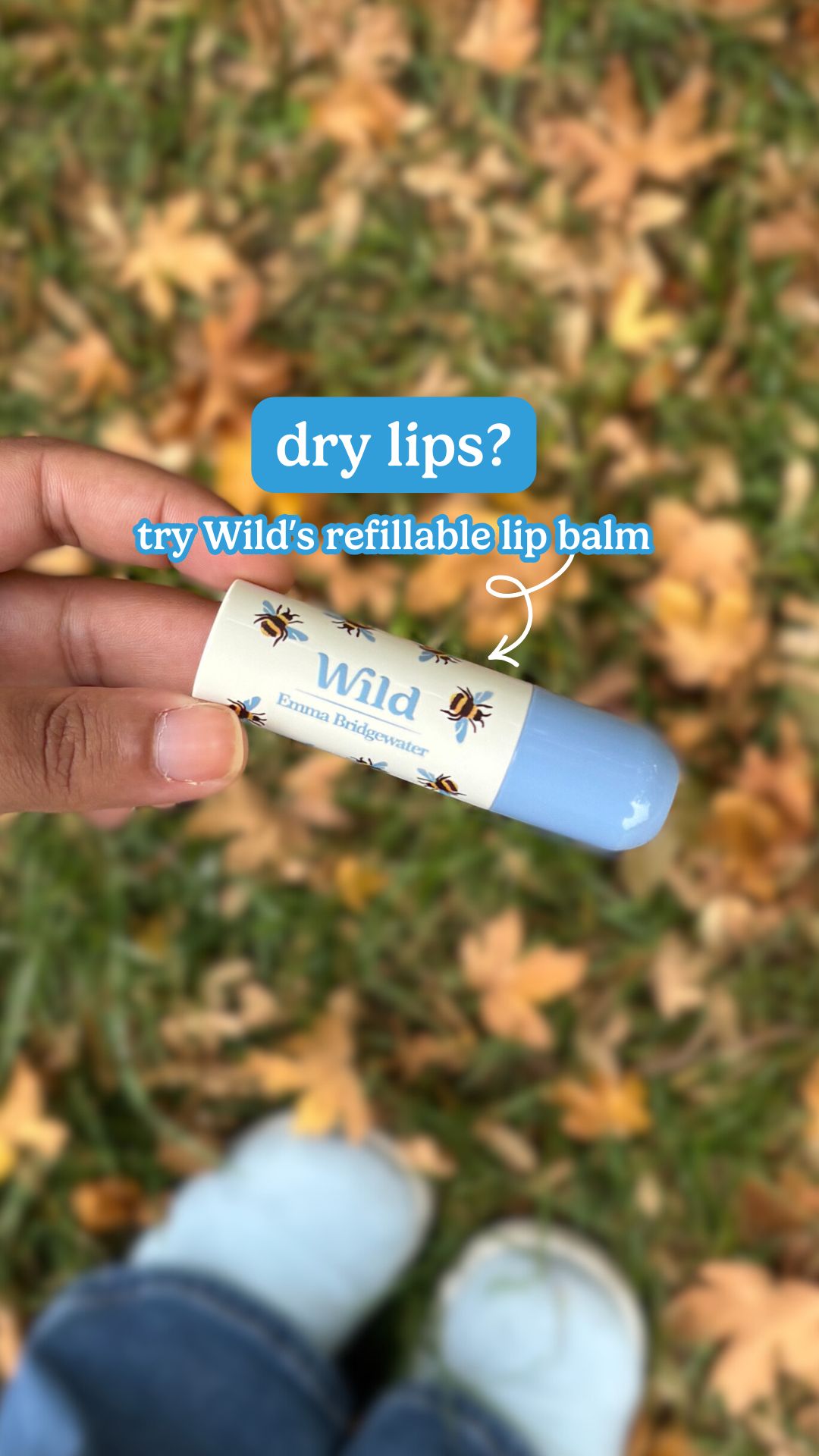Wild Facebook ad: Say goodbye to dry with our revolutionary lip balm