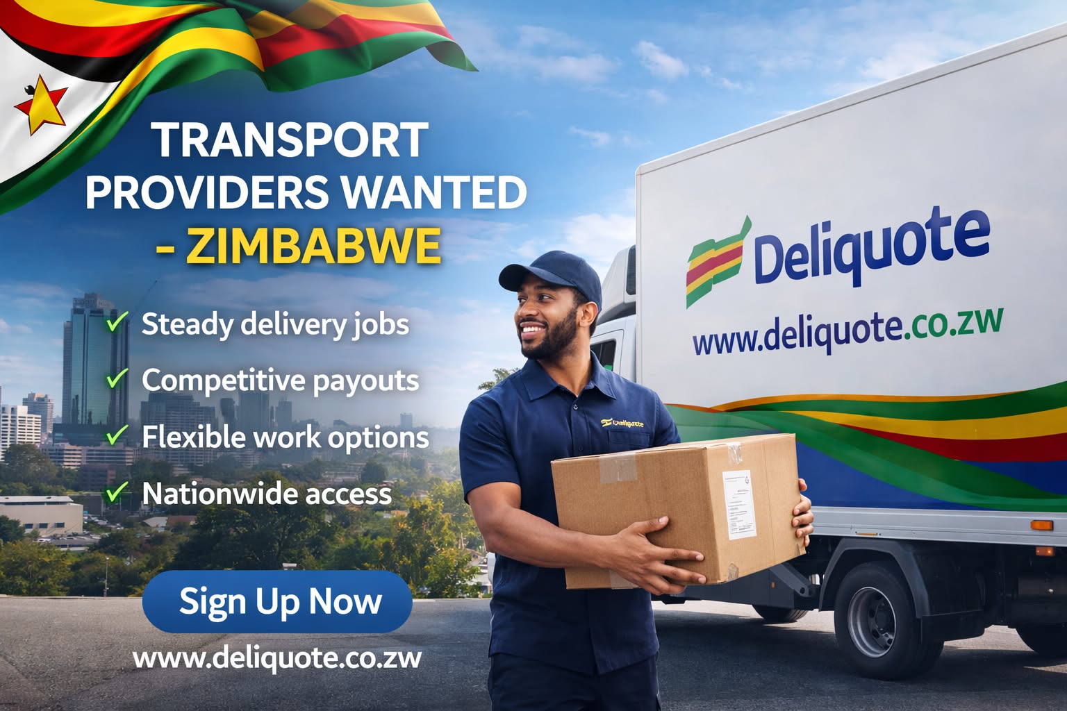 Deliquote Facebook ad: Earn With Your Vehicle