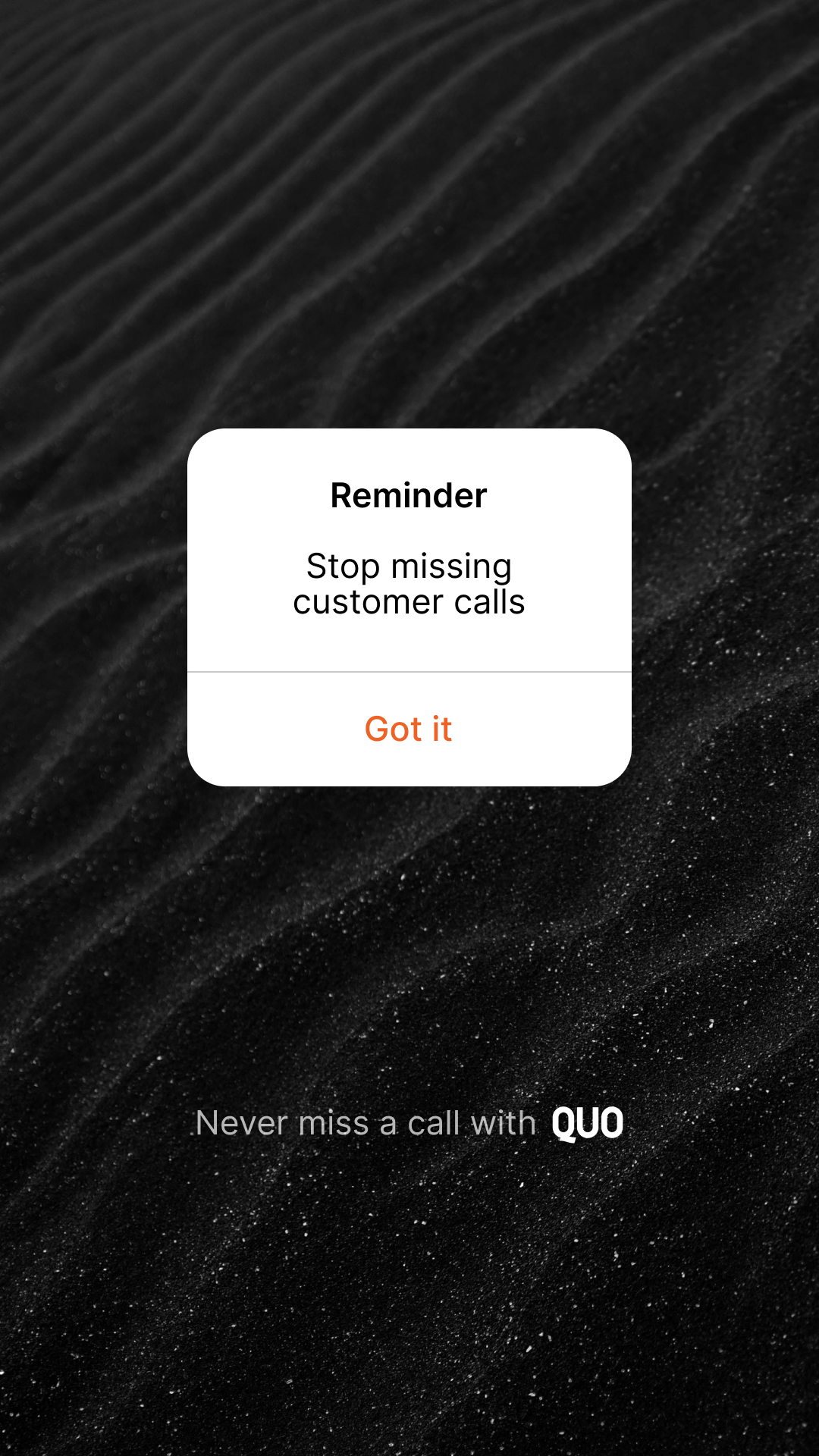 Quo - formerly OpenPhone Facebook ad