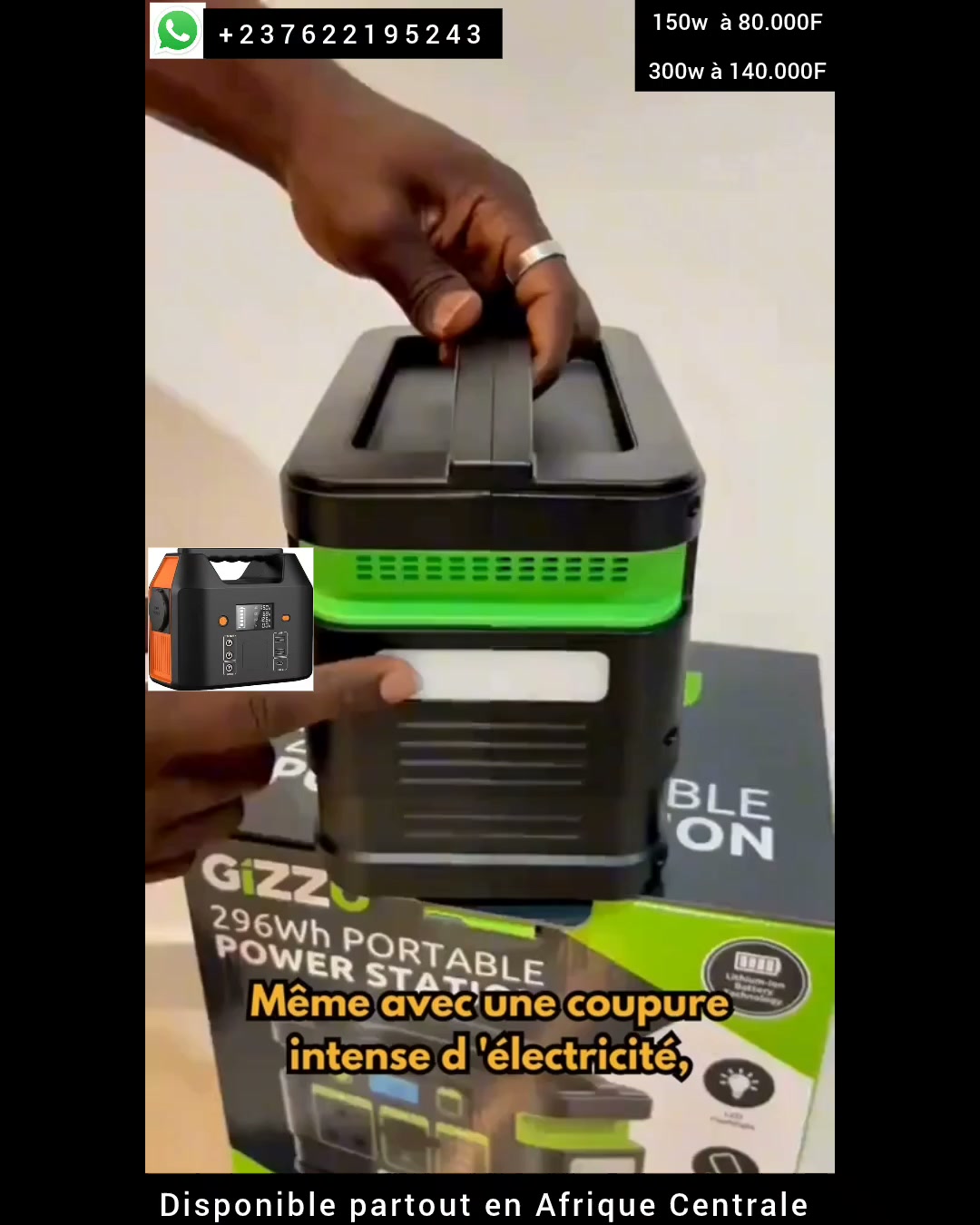 Cbiums solar Facebook ad: Station d'alimentation solaire tout-en-un pour la maison…