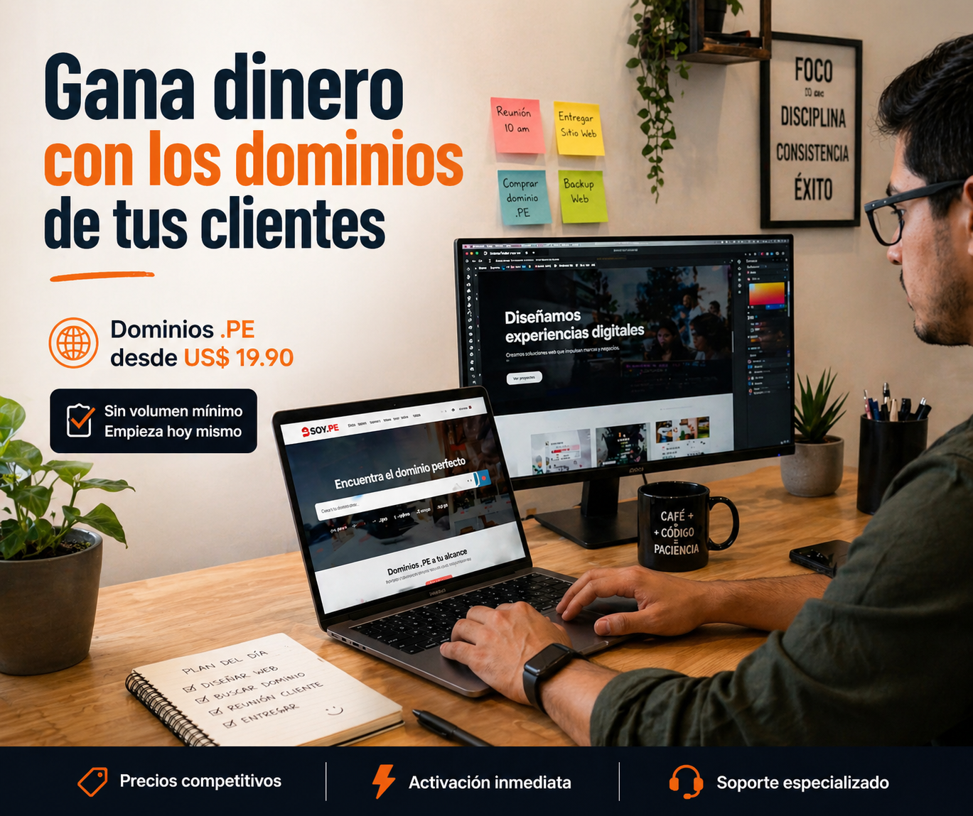 AQP Hosting y Dominios Facebook ad from Apr 25, 2026