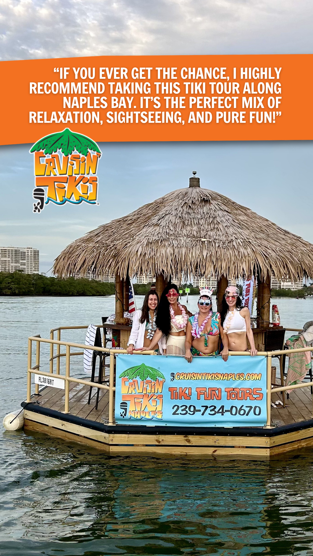 Cruisin' Tikis Naples Facebook ad from Jul 21, 2026