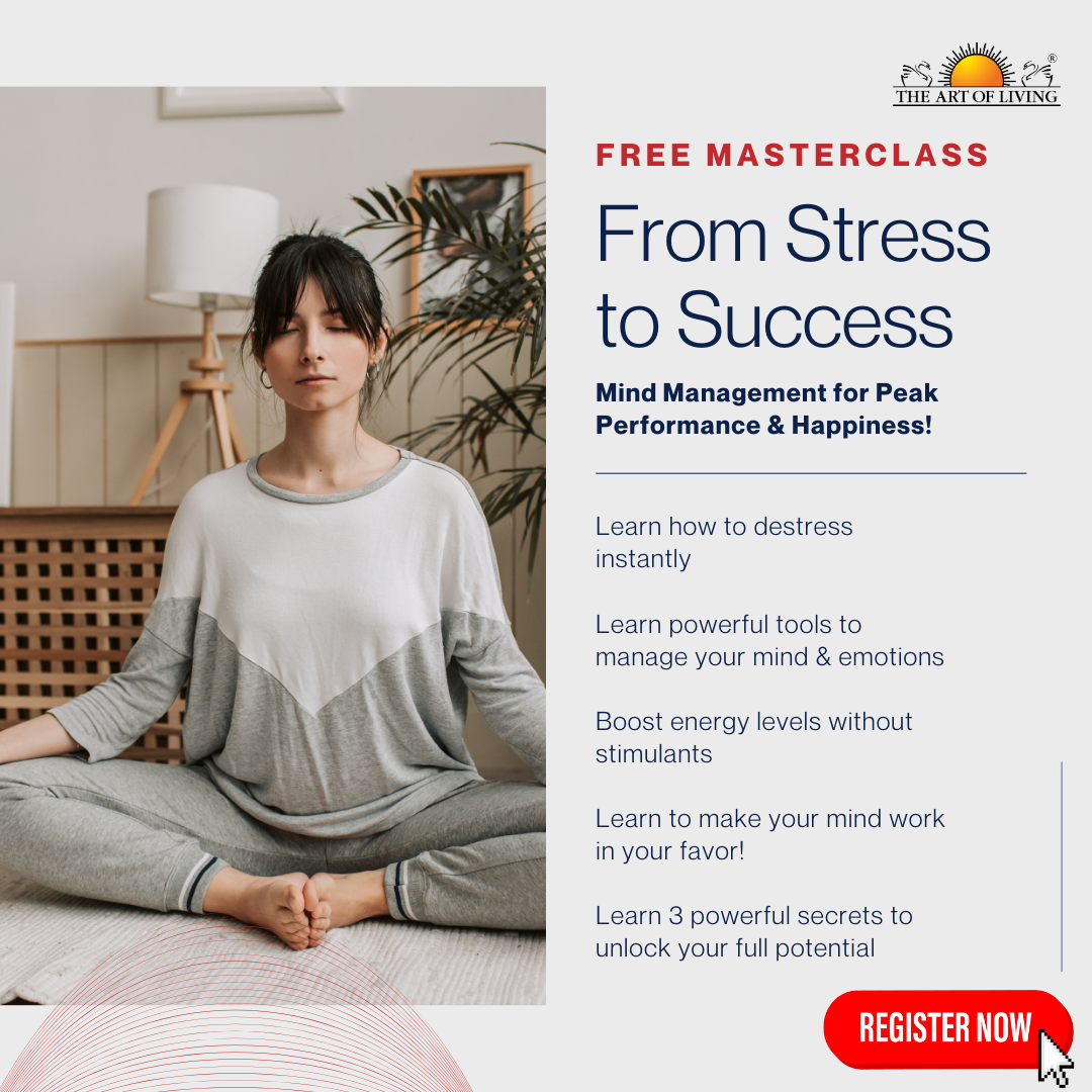 The Art of Living Facebook ad