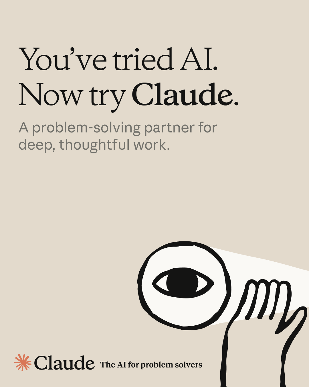 Claude Facebook ad