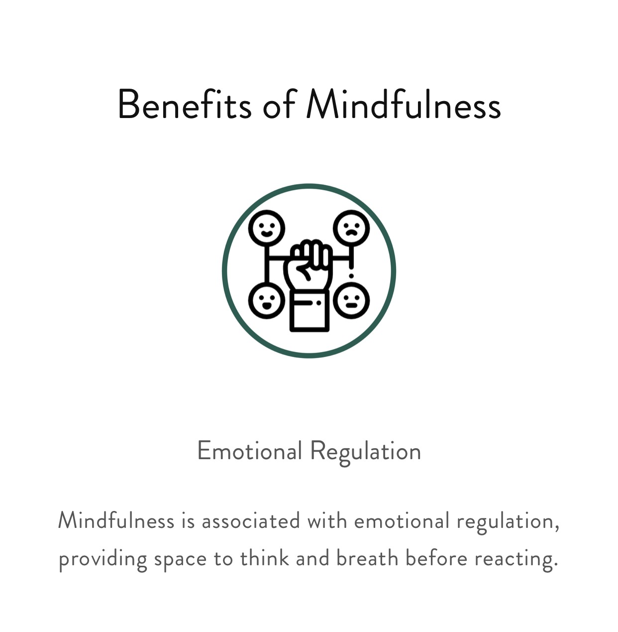 Better Minds Facebook ad: Mindfulness brings many benefits for children including…